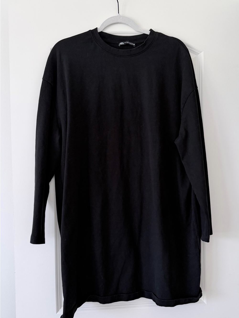 Zara Black Long Sleeve Dress